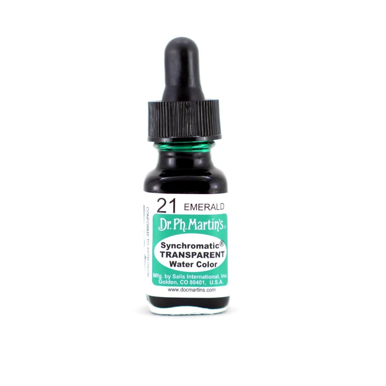 Dr. Ph. Martin's Synchromatic Transparent Watercolor, .5 oz., Emerald